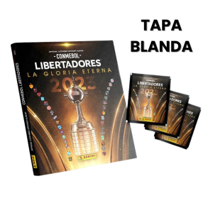 PACK DE ALBUM +40 Ó 50 SOBRES COPA LIBERTADORES 2023 (TAPA BLANDA)